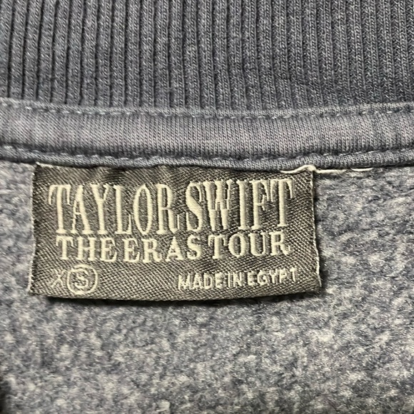 Taylor Swift The Eras Tour Blue Gray Sweatshirt - Picture 3 of 4